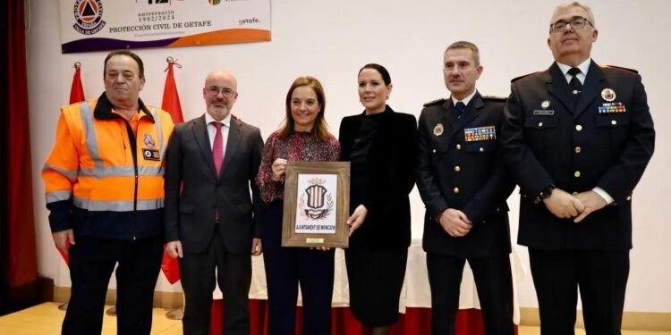 La ‘Operación Moncada’ recibe el galardón especial de Protección Civil de Getafe
