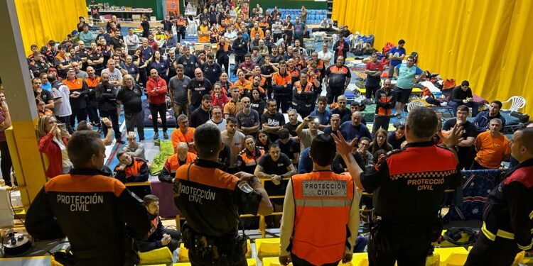 Galería de fotos: El paso de la Dana y la presencia de los Voluntarios de Protección Civil en Moncada
