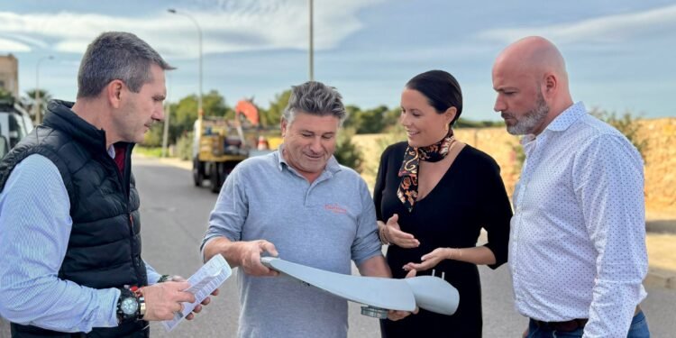 Moncada inicia la eficiencia energética y lumínica de sus tres polígonos con la instalación de 405 nuevas luminarias