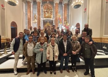 Los anderos portarán brazaletes negros en el traslado de Santa Bárbara el día 4