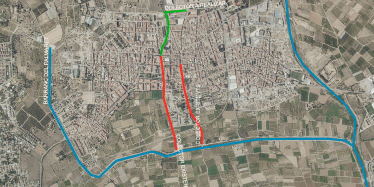 Un nuevo colector canalizará las aguas pluviales de la calle Quart y M. Buendia