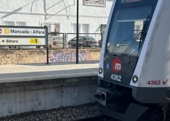 Metrovalencia desplazó a 111.878 viajeros desde Moncada y Seminari-CEU en febrero
