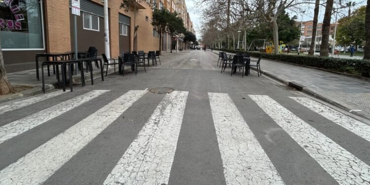 La peatonalización del vial sud de la Mediterrània pendiente de fondos de la UE