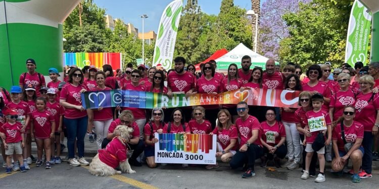 Runcáncer Moncada reúne a más de 600 participantes en su marcha solidaria