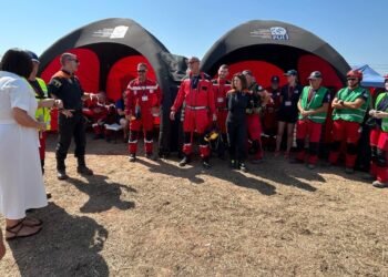 Moncada escenifica un terremoto