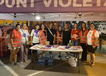 Puntos violetas en las fiestas de Moncada