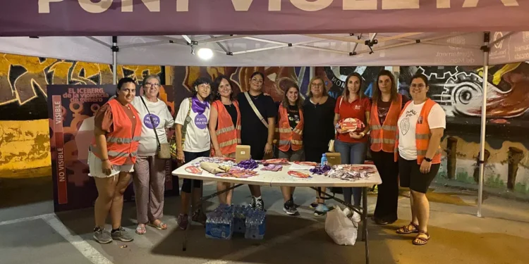 Puntos violetas en las fiestas de Moncada