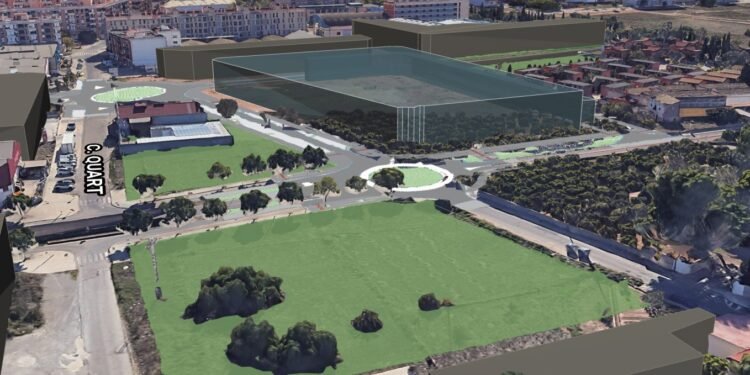 Así será la urbanización de la zona del nuevo parque comercial de Moncada