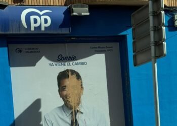 El PP de Moncada denuncia un nuevo ataque a su sede en la víspera del 29-O