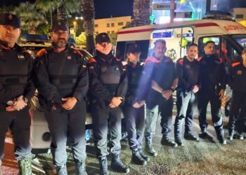 Efectivos de Protección Civil de Moncada se suman al dispositivo del GP de Cheste