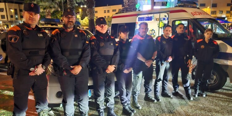 Efectivos de Protección Civil de Moncada se suman al dispositivo del GP de Cheste