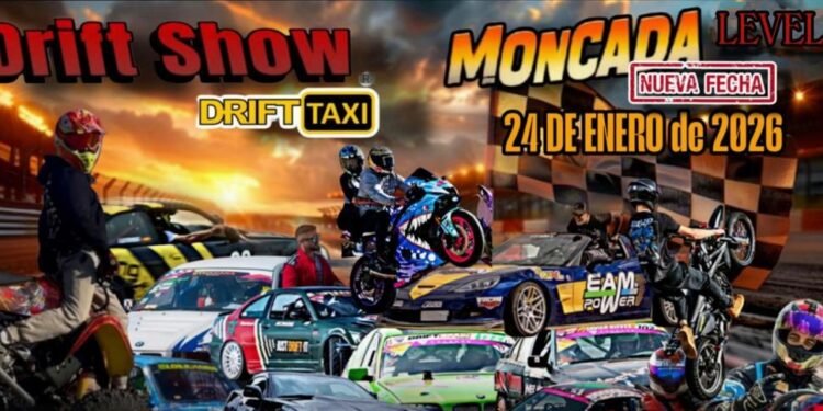 ‘Drift show’ Moncada estrenará el 24 de enero el asfaltado del Espai Pedrereta