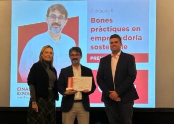 L’empresa Eina d’Alfara premi “bones pràctiques en emprenedoria sostenible”