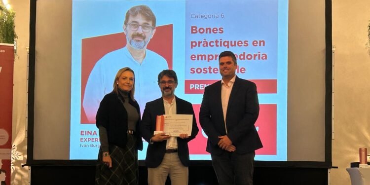L’empresa Eina d’Alfara premi “bones pràctiques en emprenedoria sostenible”
