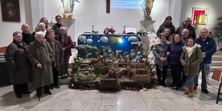 El belén monumental de San Isidro de Benagéber obra del artesano Diego Cazorla