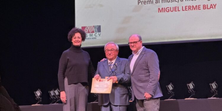 Miguel Lerme y Alexandru Costum del CAM premiados en la Gala de la Música