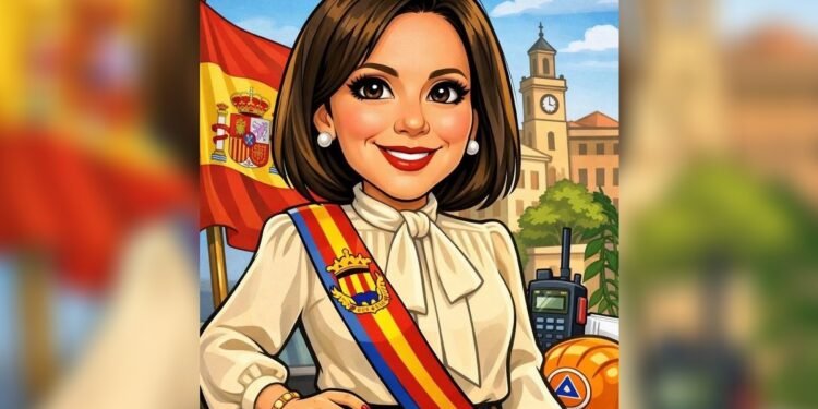 La alcaldesa de Moncada comparte en redes sociales su imagen generada por IA
