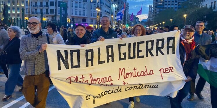 Montcada per Palestina se suma a la manifestació pel no a la guerra
