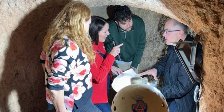 Moncada rodará un documental para la TV sobre los refugios de la guerra civil