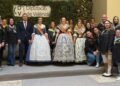 Las Falleras Mayores de Moncada brillan en su visita a la Diputación de Valencia