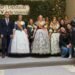 Las Falleras Mayores de Moncada brillan en su visita a la Diputación de Valencia
