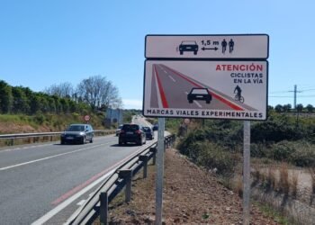 Projecte pilot de la Diputació per a millorar la seguretat dels ciclistes en la carretera