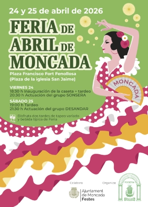 Cartel Feria de abril de Moncada 2026