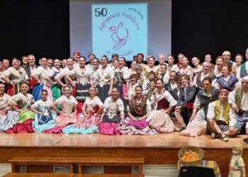 Así ha celebrado la Agrupación Folklórica de Moncada su 50 aniversario