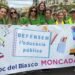 Profesores de Moncada participan en la multitudinaria manifestación de Valencia