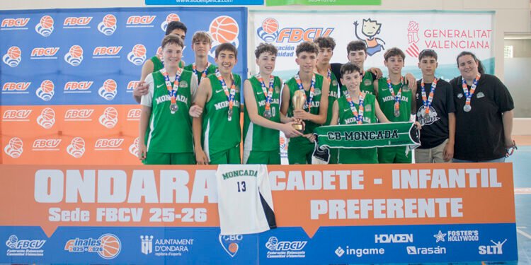 El CB Moncada se proclama campeón Infantil Preferente y jugará en Autonómica
