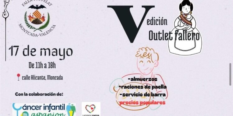 La Falla Tos Pelat consolida su feria Outlet