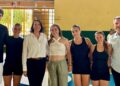 Fin de curso del club Aeróbic y homenaje a Jara Sánchez, Adrián López, María Beltrán, Marta Martínez y María Roca