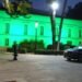 Moncada ilumina de verde el ayuntamiento para dar visibilidad a la miastenia