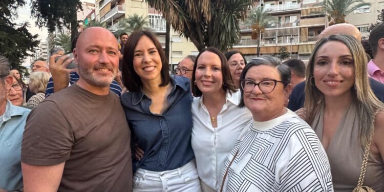 El PSPV de Moncada en la presentación de Morant para ser candidata a la Generalitat