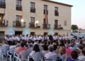 La banda simfònica del Musical plena de música els carrers i la plaça de Tarancón