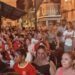 El Mercat Vell estalla de alegría tras ganar España su segundo Mundial ante Argentina