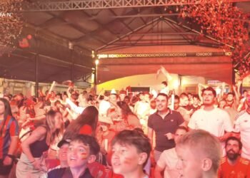 Así ha vivido Moncada la final que ha coronado a España campeona del mundo