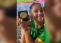 Carla Cruz, campeona de España de relevos 4×100 con el Playas de Castellón