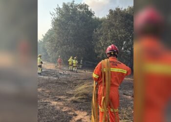 Incendio de la Vall d’Uixó | Protección Civil Moncada se suma a las tareas de extinción