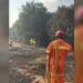 Incendio de la Vall d’Uixó | Protección Civil Moncada se suma a las tareas de extinción