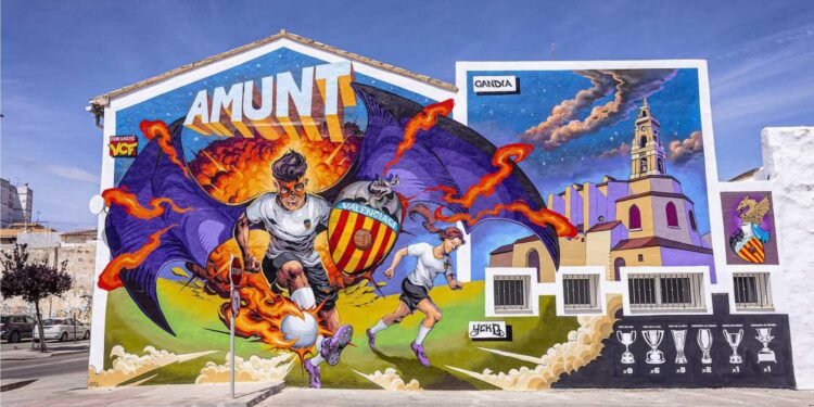 ¿Puede Moncada optar a la Ruta de Arte Urbano del Valencia CF?