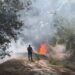 Tres conatos de incendio en la zona del Tos Pelat moviliza a bomberos y policía local