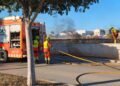 Incendio de matorrales entre el Camí de la Pelosa y la calle 130