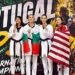 El Club Taekwondo Moncada se cuelga tres medallas en el Open de Portugal