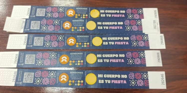 Moncada repartirá pulseras para detectar casos de sumisión química en las bebidas
