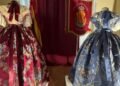 Fallas: ‘Borgoña’ y ‘azul mediterráneo’ los trajes para el estreno de Gemma y Paula