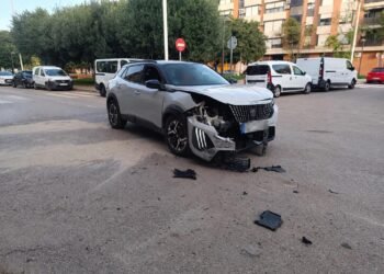 Dos accidentes en dos días en el mismo cruce de la calle Colón con Miguel Buendia